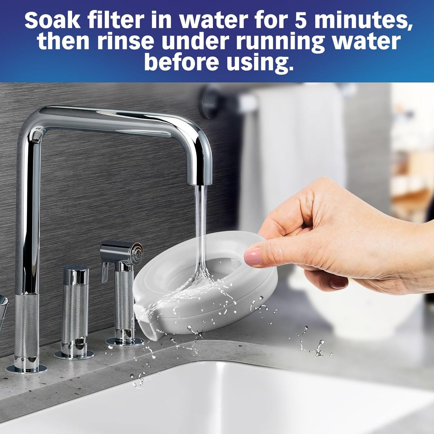 PET STANDARD Replacement Water Filter Compatible With RIZZARI Automatic Pet Waterer, Pack of 6