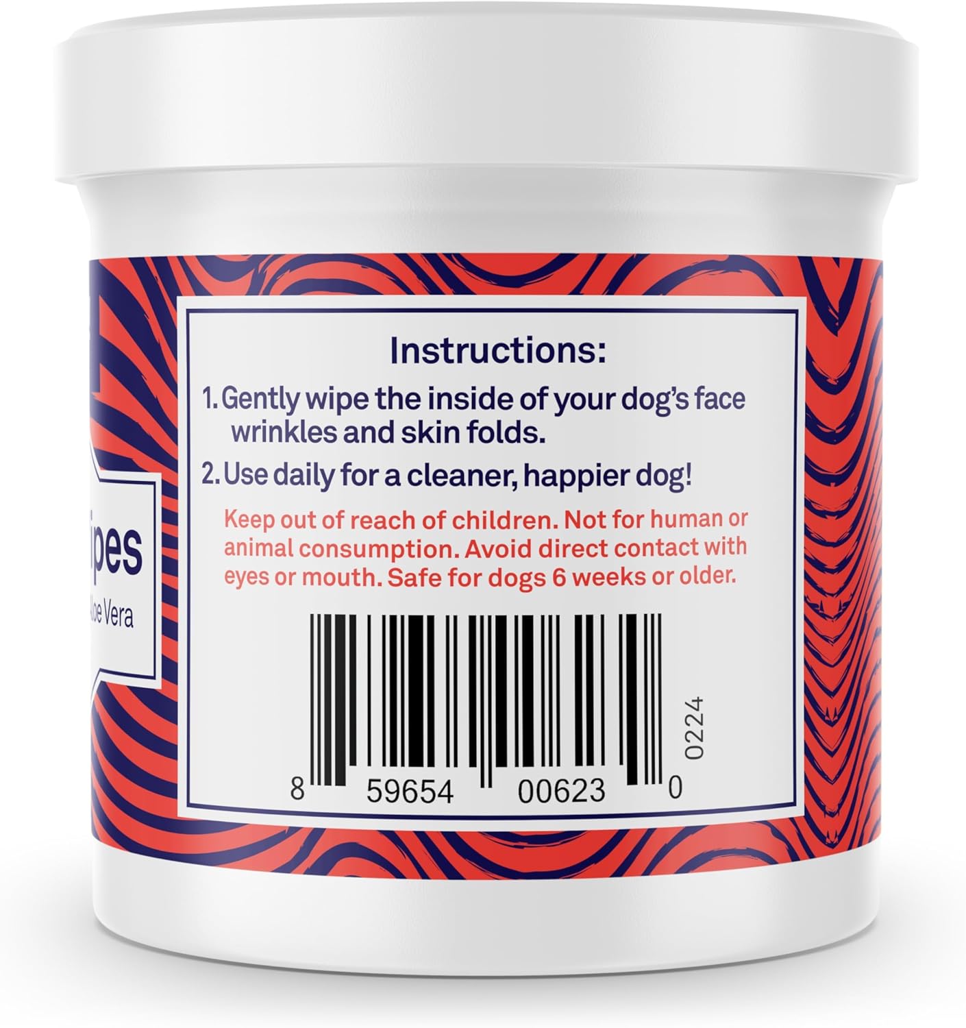 Petpost Wrinkle Wipes for Dogs | 100 Count Dog Face & Wrinkle Cleaner | Gentle Pet Wipes with Coconut Oil for Bulldogs, Pugs & Wrinkly Breeds | Dog Cleaning & Deodorizing Wipes