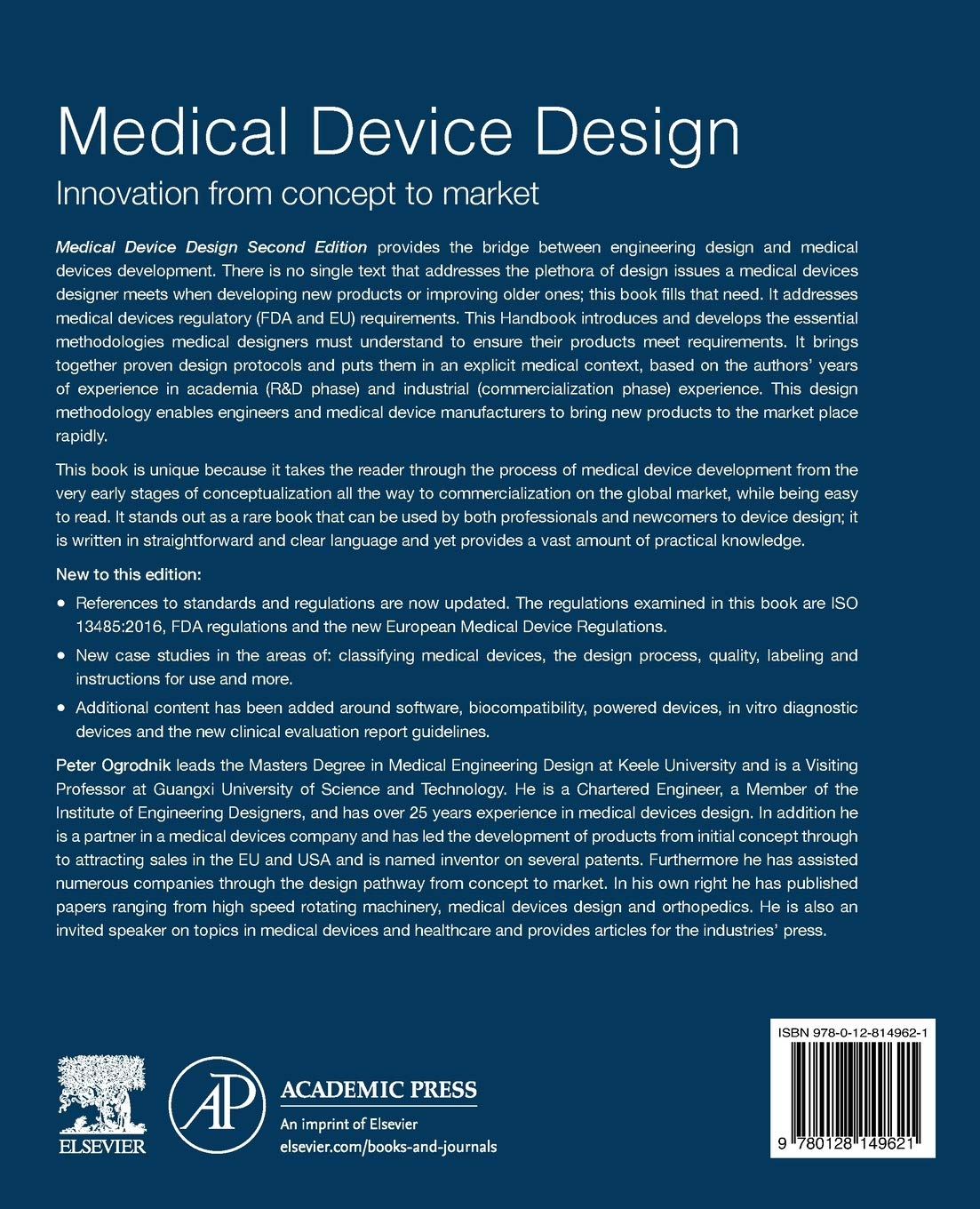 Medical Device Design: Innovation from Concept to Market