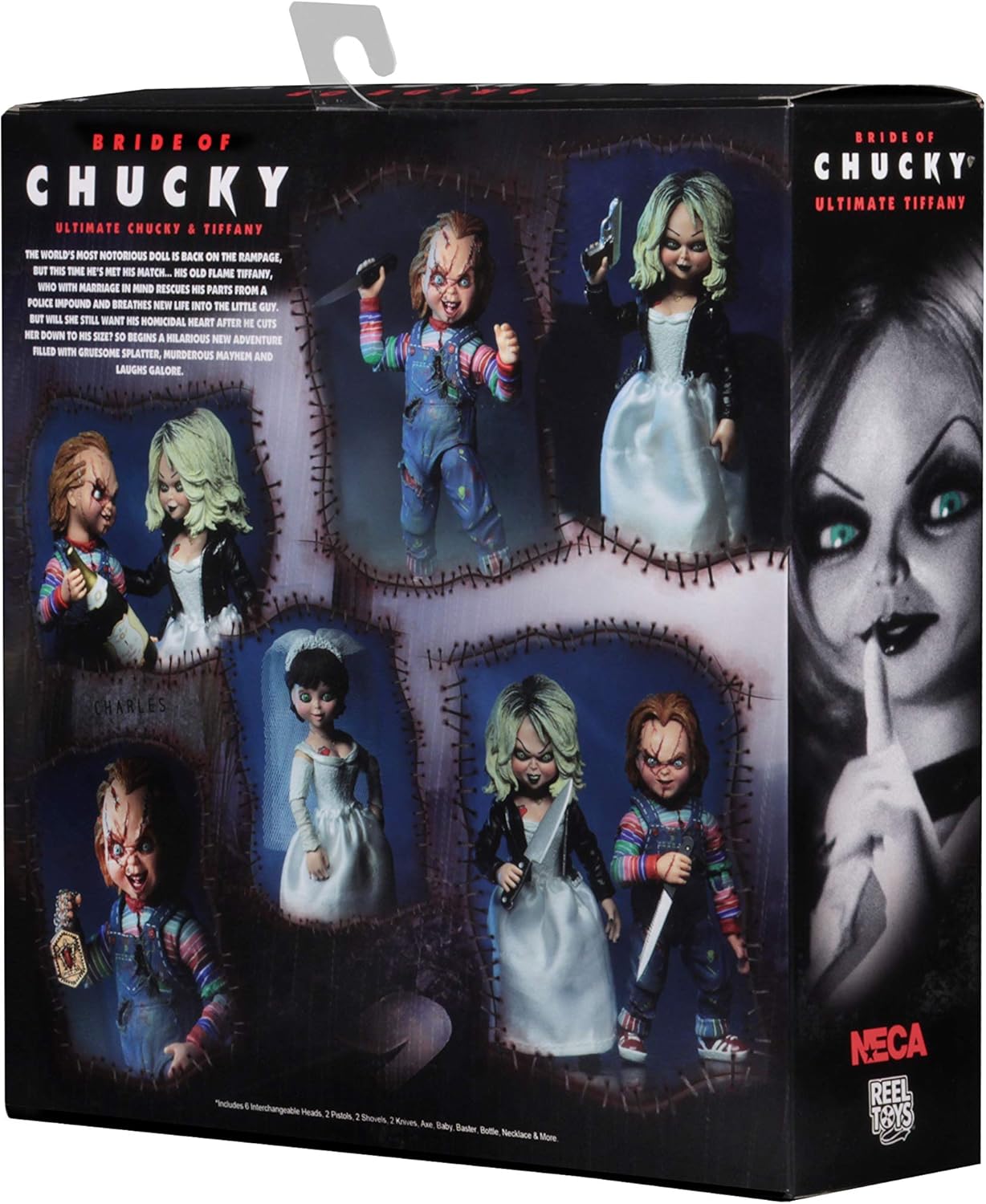 NECA - Bride of Chucky - 7" Scale Action Figure - Ultimate Chucky & Tiffany 2-Pack