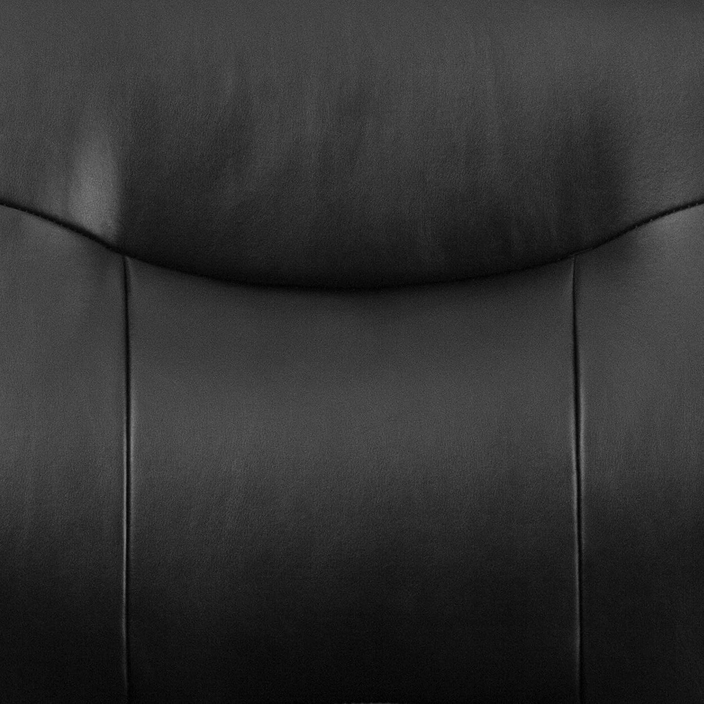 Flash Furniture Hercules Series Big & Tall LeatherSoft Executive Side Reception Chair, Padded Lobby Chair with 500-lb. Static Weight Capacity, Black