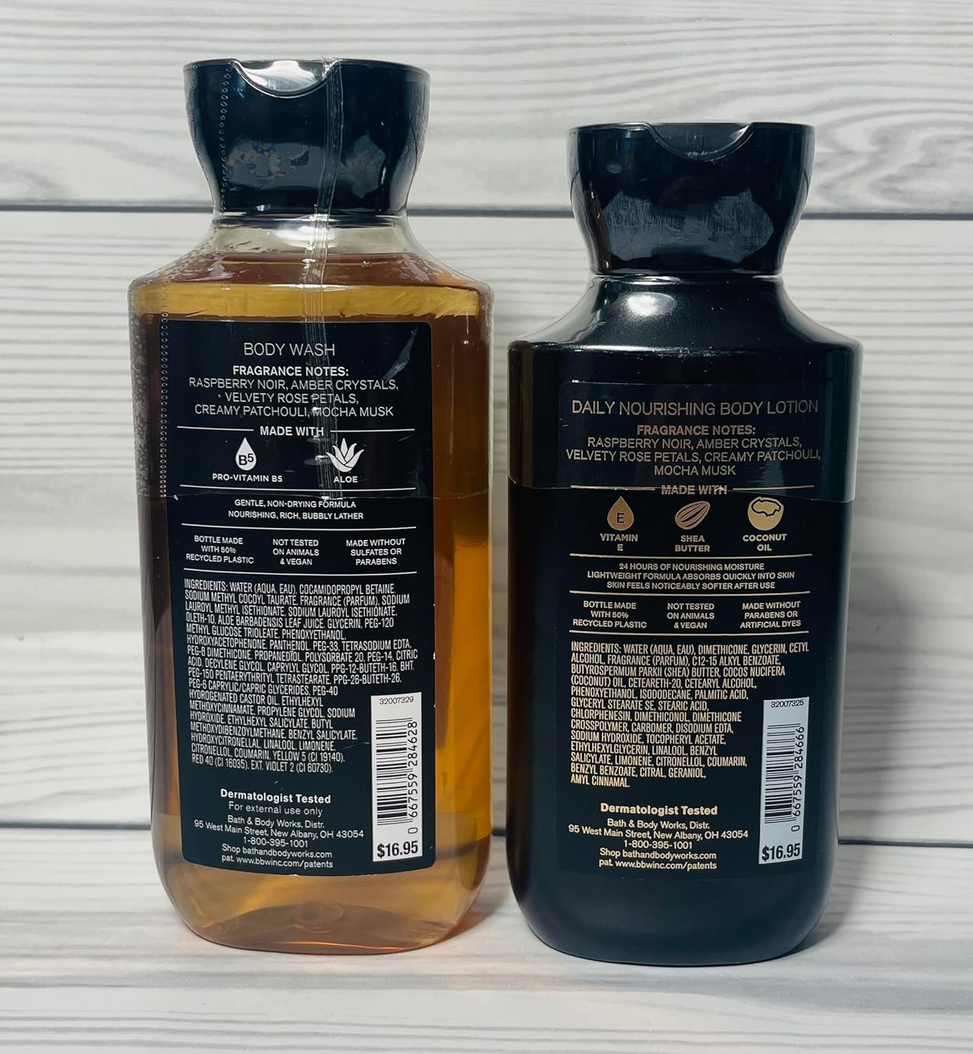 Bath & Body Works Into The Night Lotion and Body Gel Wash 2 Piece Set