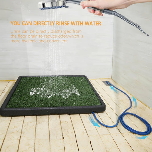 Dog Grass Mat,Pet Toilet,Dog Potty Grass,Drainage Pet Toilet,Replace Pets Toilets,Suitable for The Vast Majority of Dogs and Cats.25 * 20 * 2 in