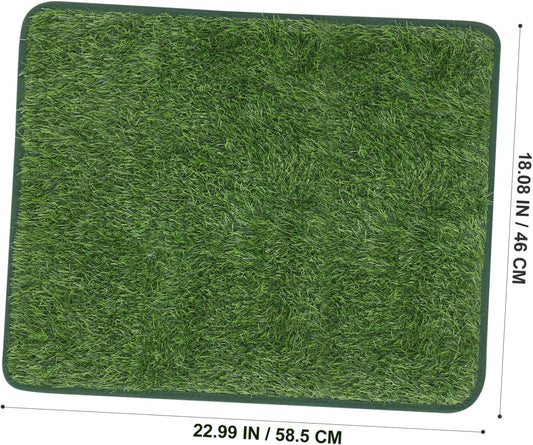 Milisten Wear Resistant Pet Pee Pad Decorative Fake Grass for Dogs and Cats for Use for Puppy Training and Pet Supplies