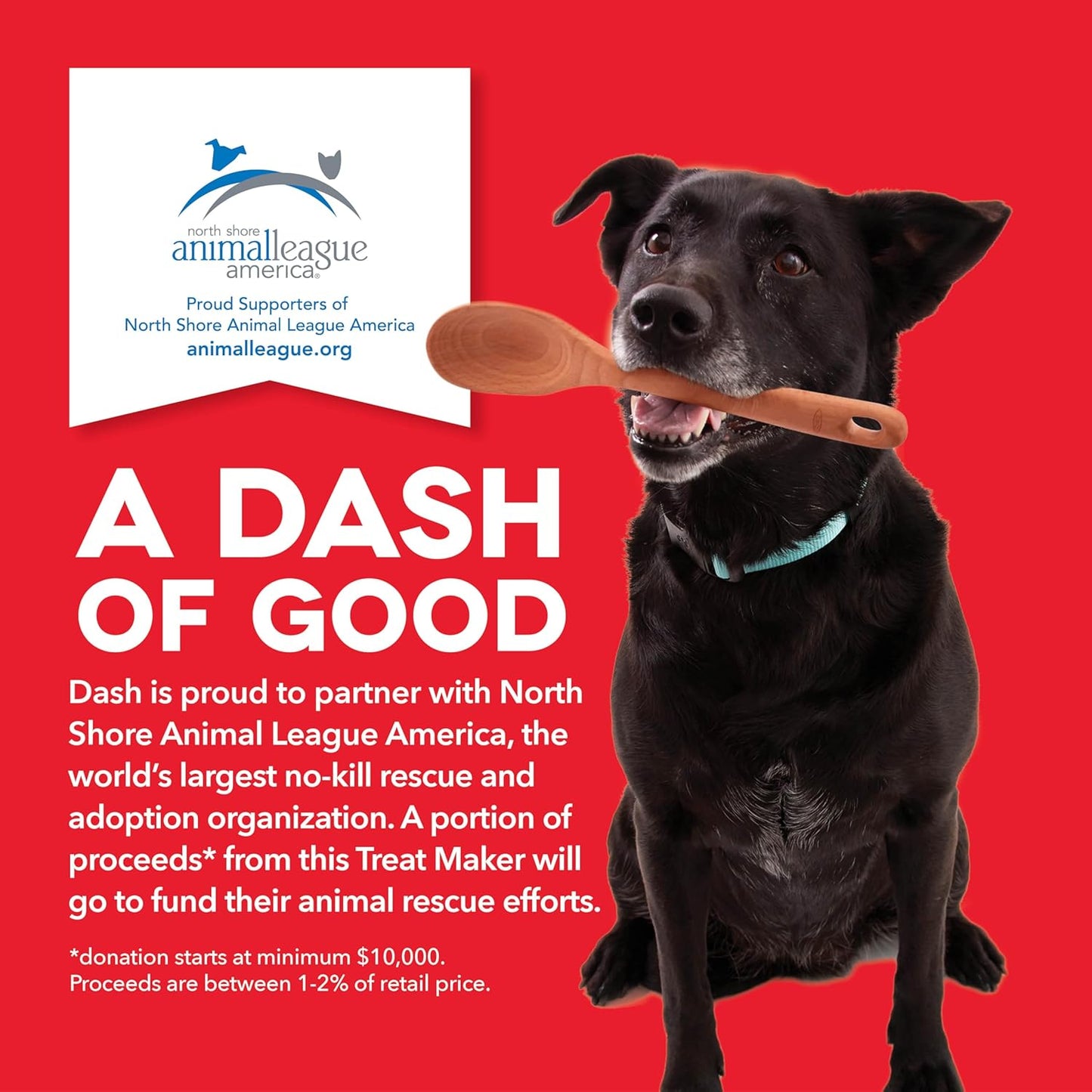 Dash Mini Dog Treat Maker - DIY Bone-Shaped Treats - Personalized Dog Gifts - Easy to Clean - 6 Bones, Red