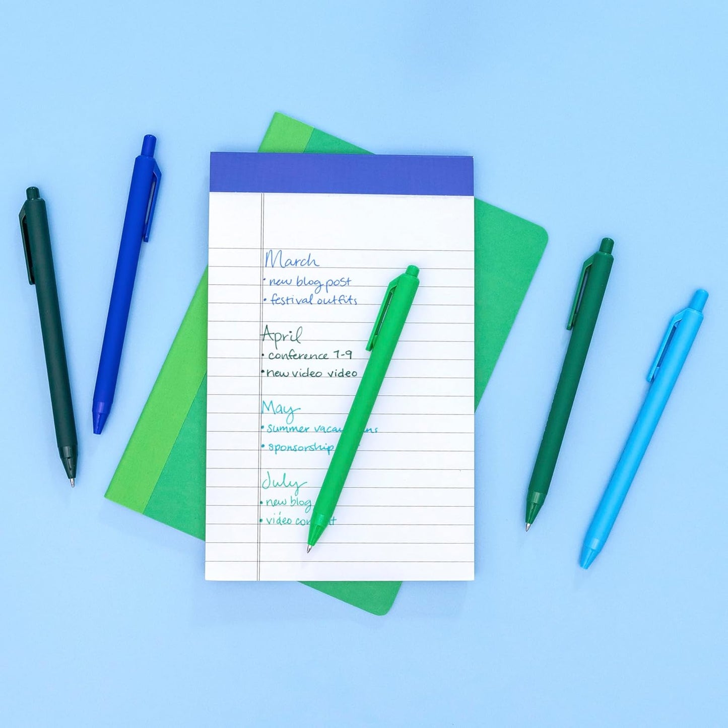 PAPERAGE Gel Pens With Retractable Medium Point (0.7mm), 20 Pack Colored Gel Pens, Assorted Colors, Smooth Writing Pens For Journals, Notebooks, Note Pads, Drawing, Office & School Supplies