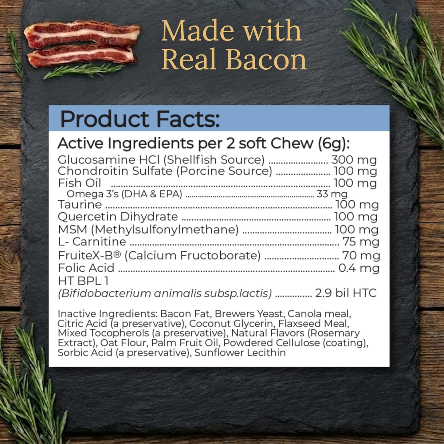 Multivitamins, Balanced Nutrition for Your German Shepherd, 90 Count, Made in The USA with Real Bacon