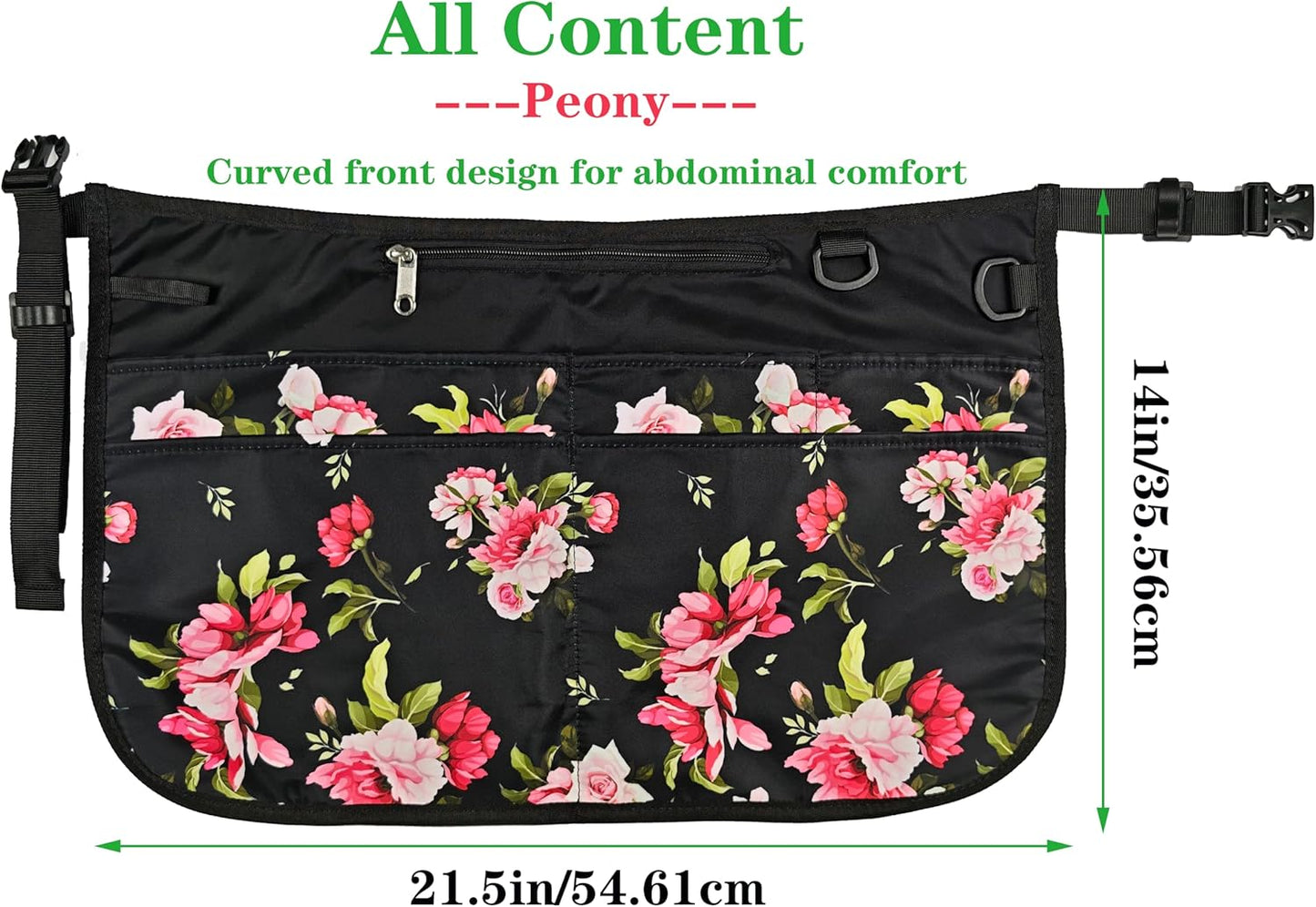 Barber Apron with 6 Pockets, Waterproof and Bleach-proof Hair Stylist Apron for Men Women,Hairdresser Apron for Cosmetology
