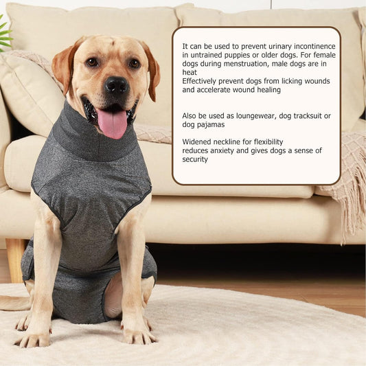 Dog Diaper Sanitary Pantie Full Body Dog Diaper Doggy Diapers Female Reusable Dog Physiological Clothing for Male and Female Dogs Menstruation Neuter Surgical Recovery Diapers for Dogs Washable (XL)