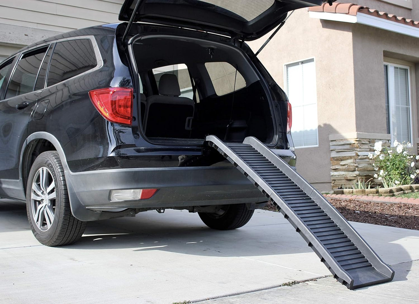 PawStep Folding Pet Ramp for Dogs & Cats, Portable Dog Ramp for Cars, SUVs, Beds & Couches – Lightweight Non-Slip Pet Ramp for Small, Medium & Large Pets – 50524