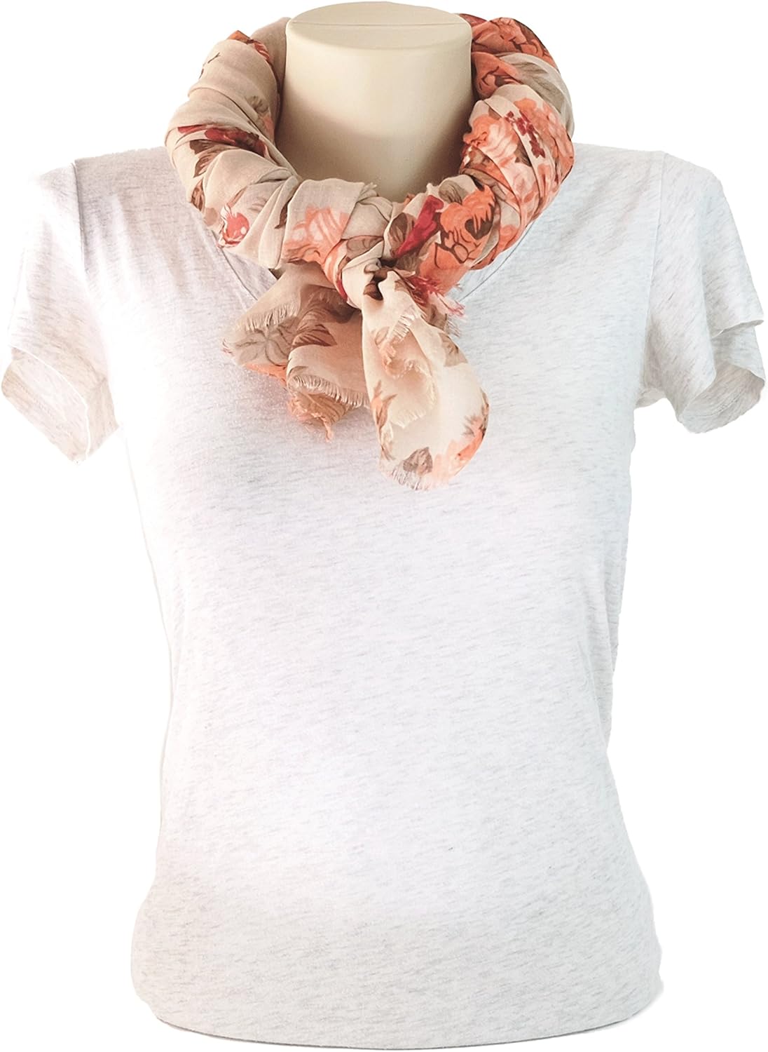 MIMOSITO Scarfs for Women Lightweight Floral Flower Fashion Wrap Shawl Fall Winter