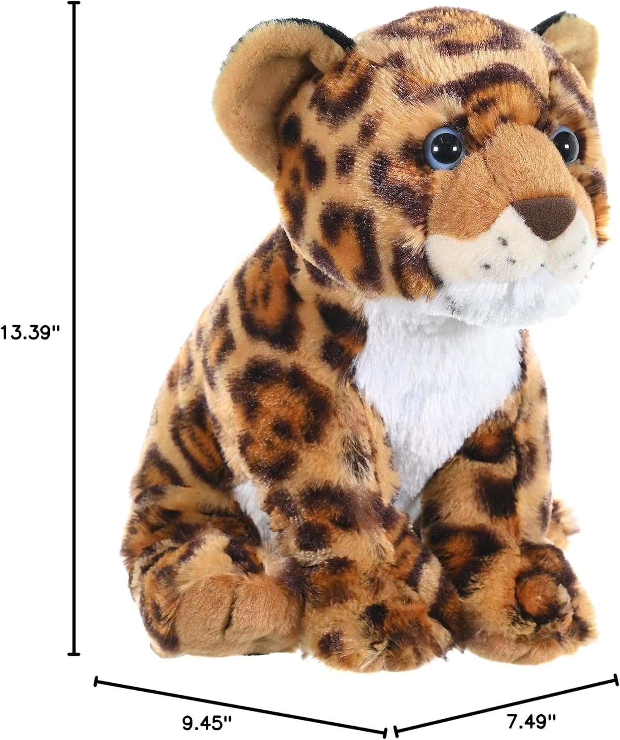 Wild Republic Jaguar Cub Plush, Stuffed Animal, Plush Toy, Gifts for Kids, Cuddlekins 12 Inches