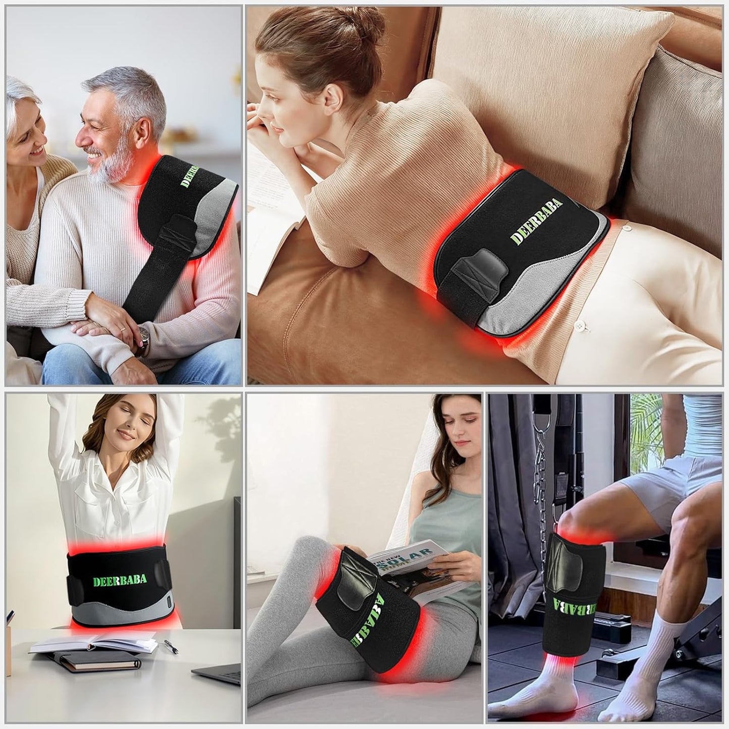 Red-Light-Therapy-for-Body,2026 Upgraded-4 Modes 5 Stage Power Medical-Grade TPU Mat for Body Pain Relief,25"x13"Dual Wavelength Infrared Red Light Blanket LEDs