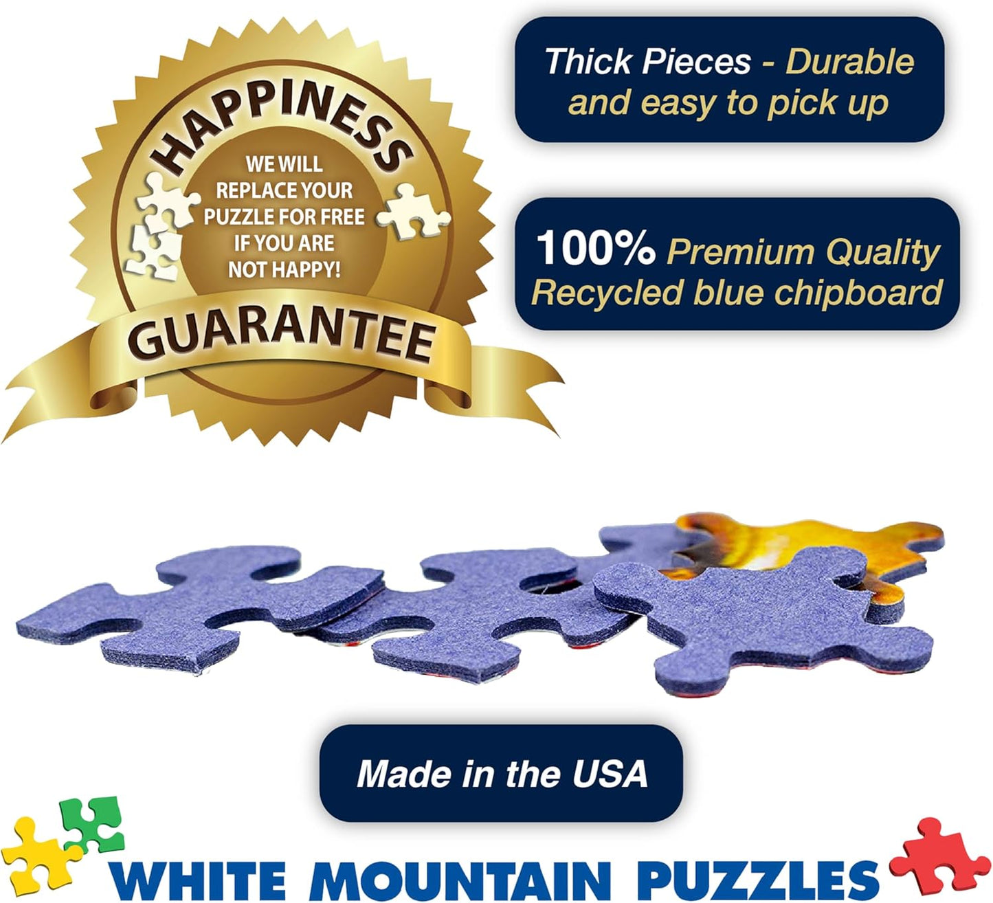White Mountain Love You Mom Puzzle 1000 Piece Mothers Day Jigsaw Puzzles for Moms and Families