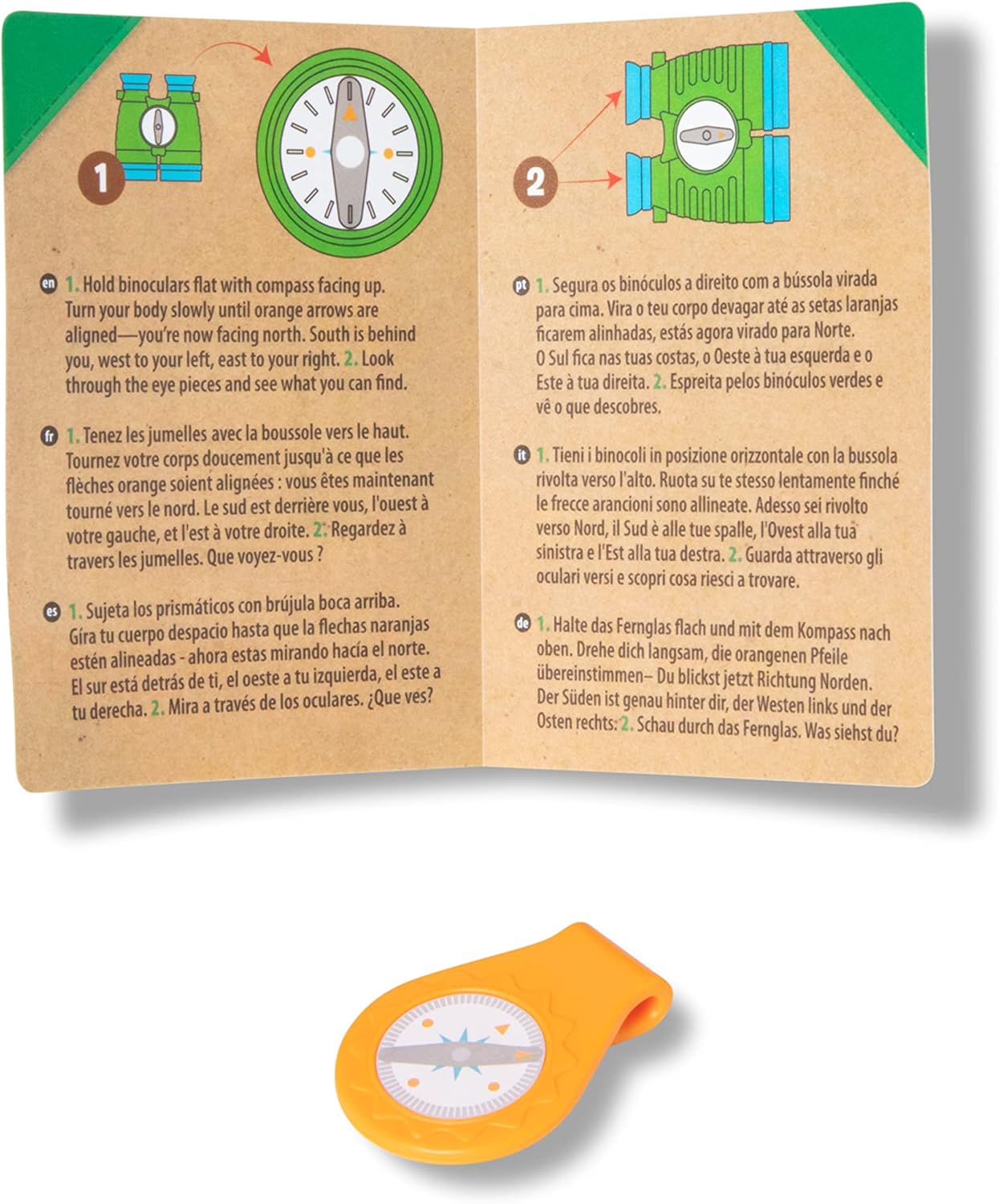 Melissa & Doug Let's Explore Binoculars & Compass Play Set
