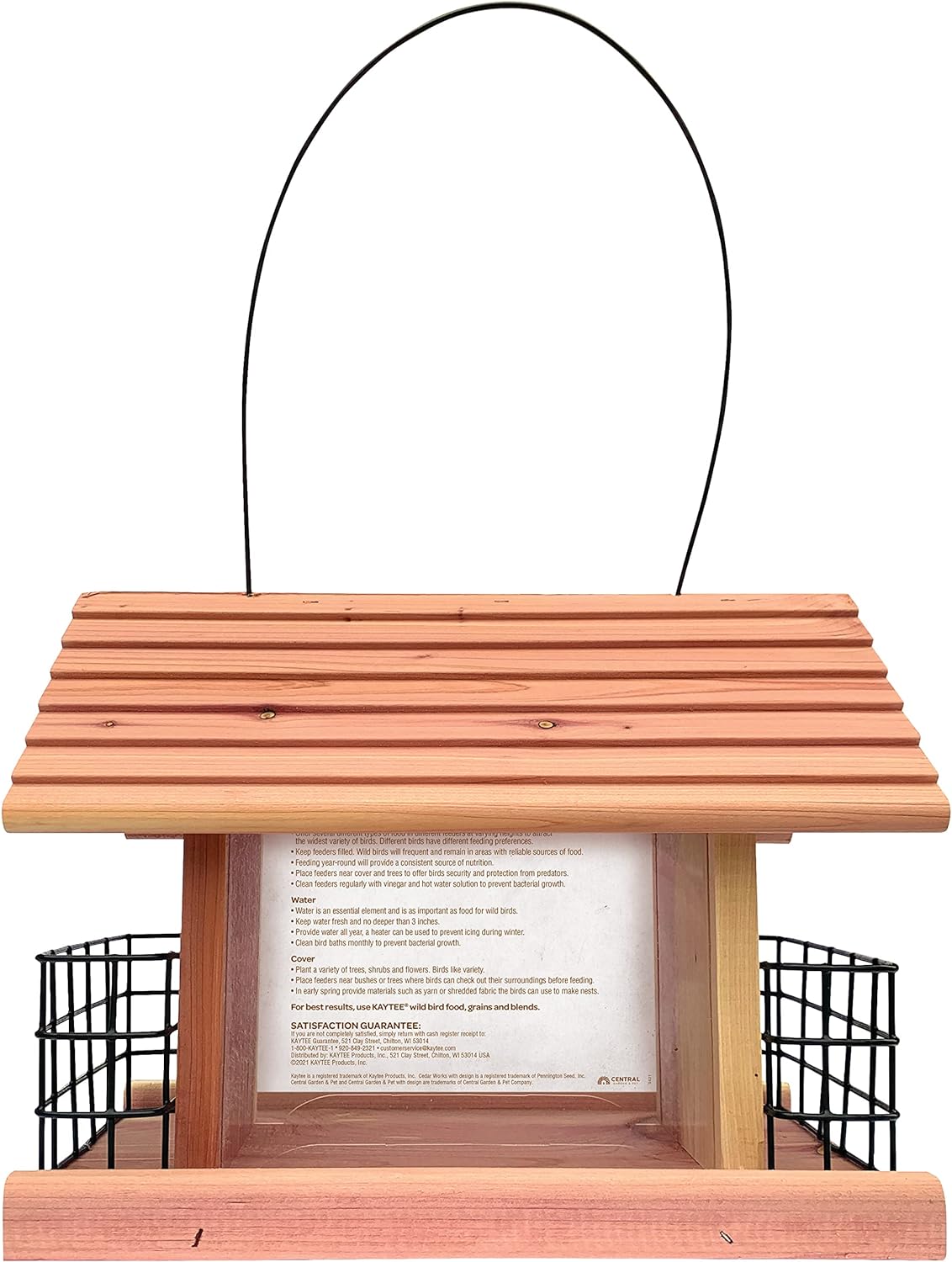 Kaytee Cedar Seed and Suet Feeder