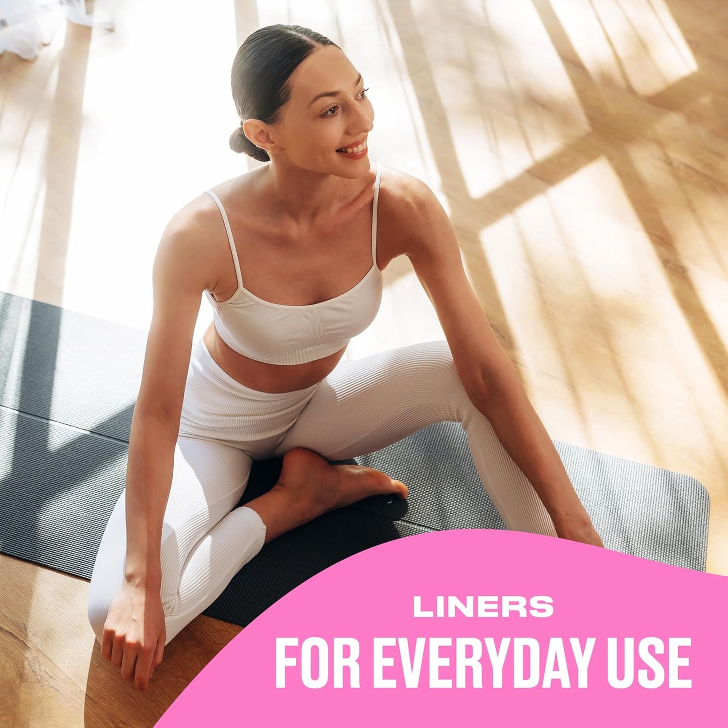 Carefree Panty Liners, Long Liners, Unwrapped, Unscented, 92ct