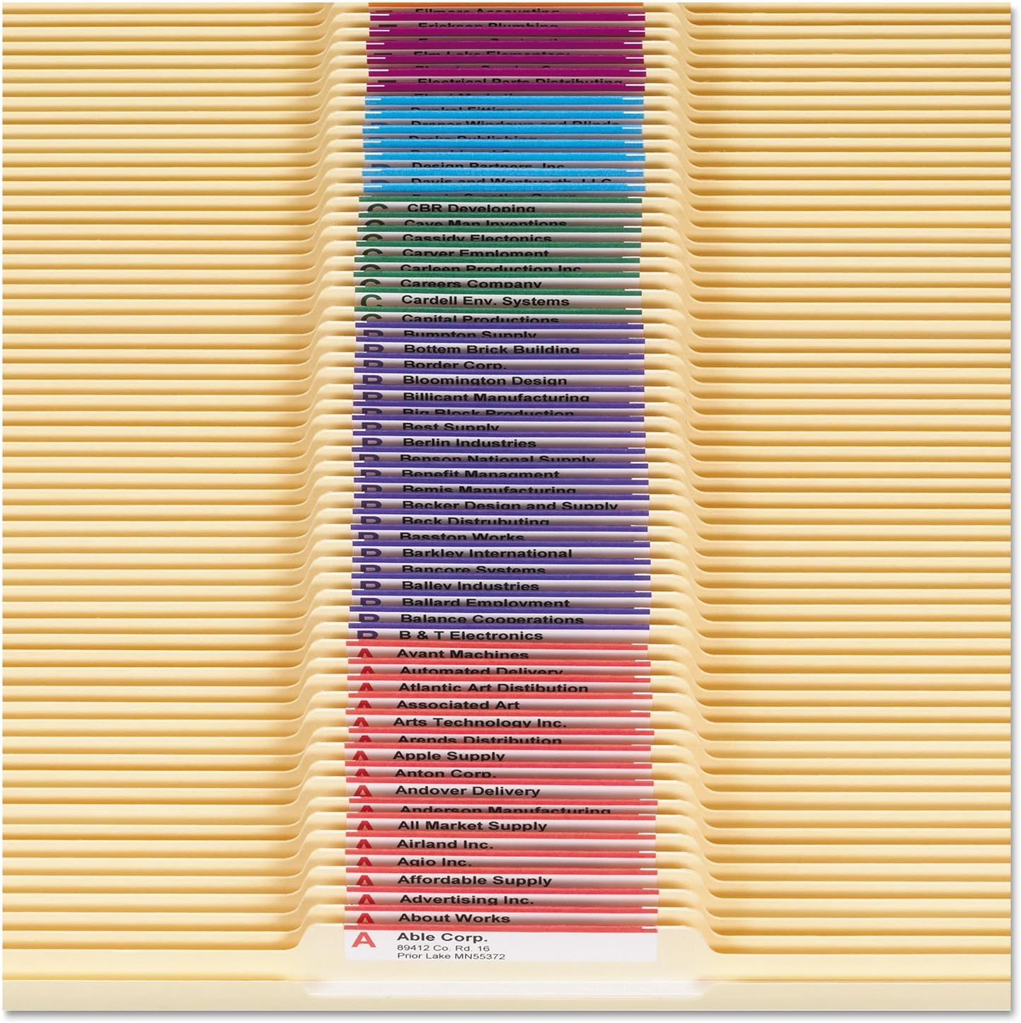Smead File Folder, 1/3-Cut Tab, Center Position, Letter Size, Manila, 100 per Box (10332)