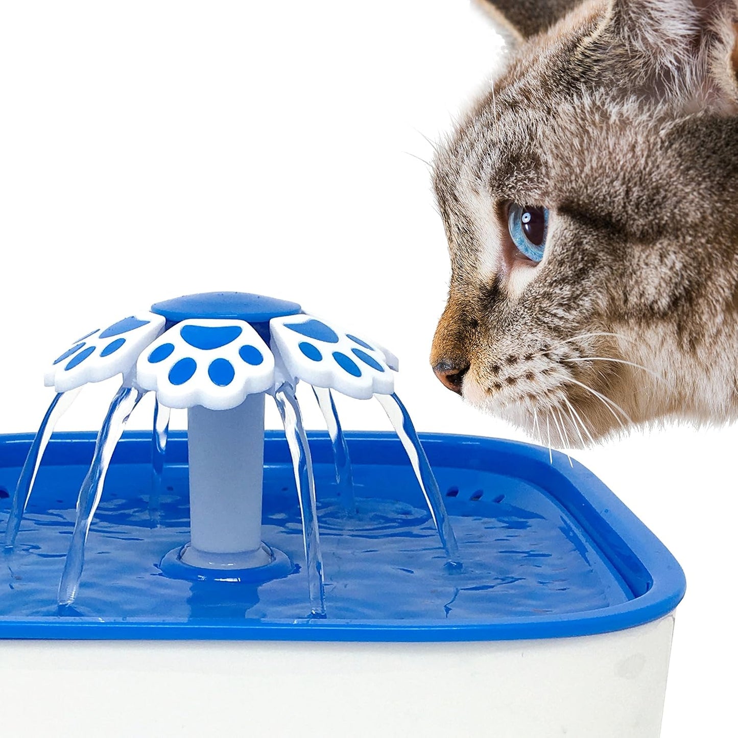 Pet Fit for Life Pet Water Fountain Filter 6-Pack - Premium Filters for Cat Water, Dog & Bird Fountain Sprinkle - Clean & Easy Replacement