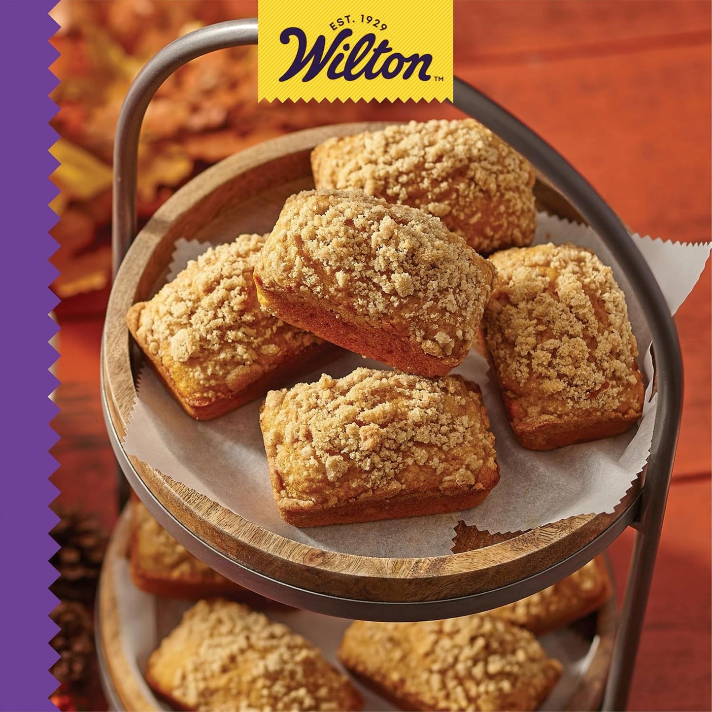 Wilton Gold Non-Stick Mini Loaf Pan, Cold-Rolled Steel Bakeware, Made without PFAS, Packaging May Vary
