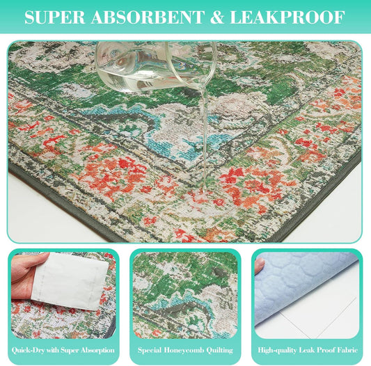 Thicken Washable Pee Pads for Dogs, 2 Pack Waterproof Reusable Pee Pads for Dogs,36"x48" Super Absorbent Leakproof Dog Pads, Non-Slip Potty Pads for Floor, Crate, Couch, Whelping Pads Pet Supplies