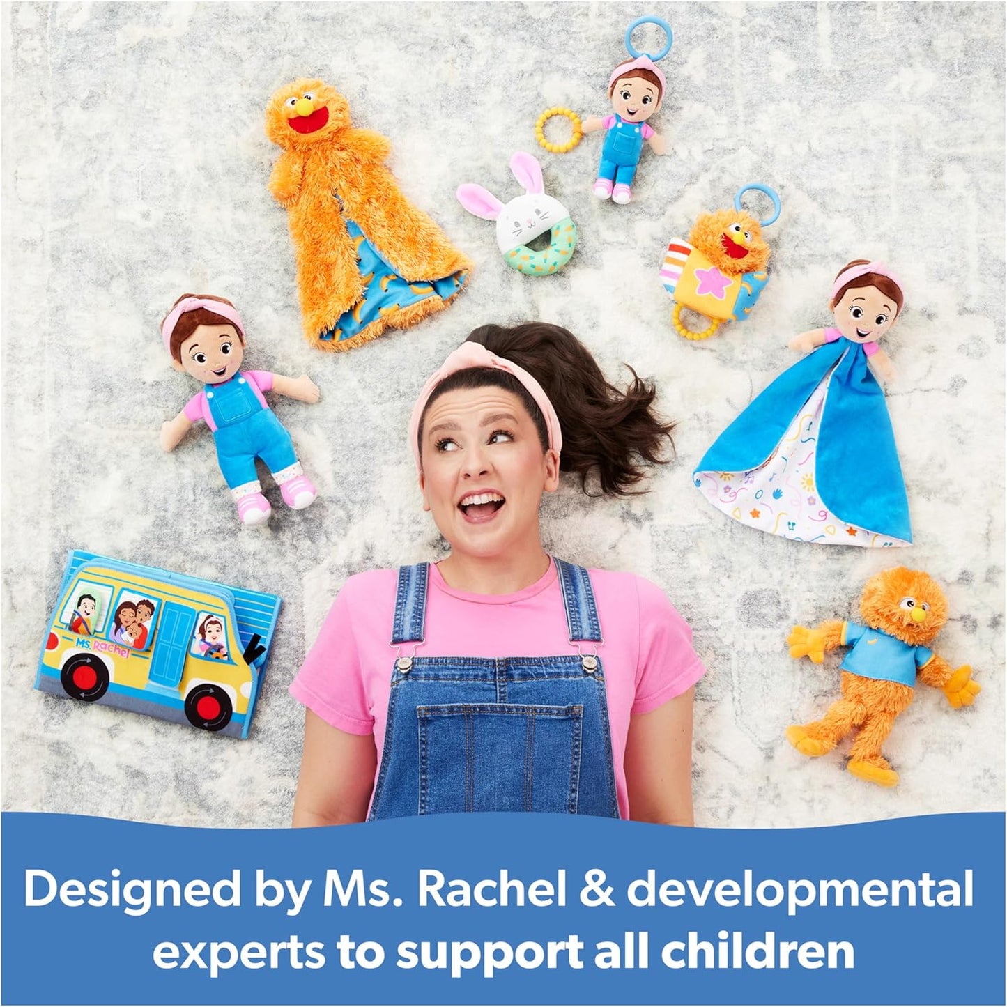 Ms. Rachel Official Surprise Learning Box, Educational Toys with Stuffed Animals, Sensory Toys & Activities for Babies, Toddler Toys for Girls & Boys Ages 3 Months - 2+ Years