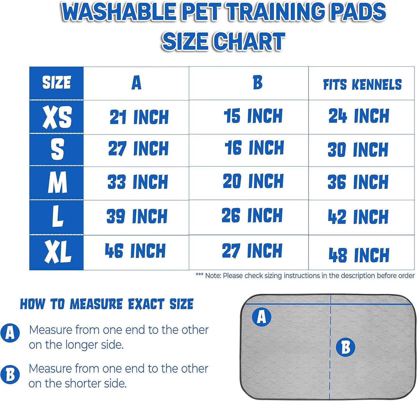 Pet Magasin Highly Absorbent Reusable Washable Pet Pads for Crate or Training with Waterproof Bottom (Pack of 3) (Pack of 3) (Grey, 27x16 Inch)