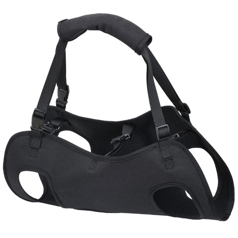 Dog Lifting Harness, Full-Body Support Sling with Handle for Senior, Injured & Large Dogs, Rear Leg Mobility Assist, Adjustable