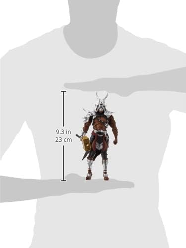 McFarlane Toys Mortal Kombat Shao Kahn (Platinum Kahn) 7" Action Figure with Accessories