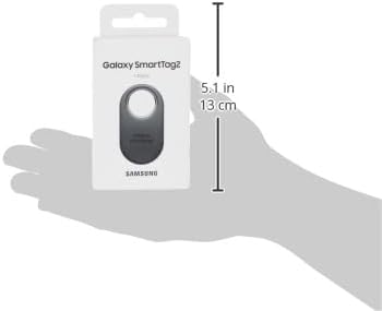 Samsung SmartTag2 (2023) Bluetooth + UWB, IP67 Water and Dust Resistant, Findable via App, 1.5 Year Battery Life - Black (International Version)