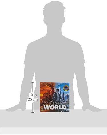 It's A Wonderful World Board Game - Build Your Empire in This Strategic Card Game for Kids and Adults, Ages 14+, 1-5 Players, 30-60 Minute Playtime, Made by Lucky Duck Games