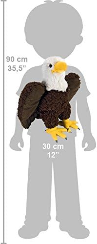 Wild Republic Bald Eagle Plush, Stuffed Animal, Plush Toy, Gifts for Kids, Cuddlekins 12 Inches