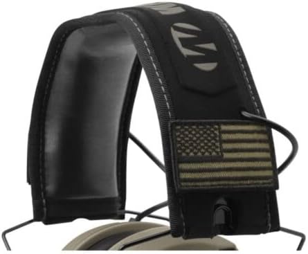 Walkers Razor Slim Shooter Electronic Folding Ear Protection Muffs, Tan Patriot