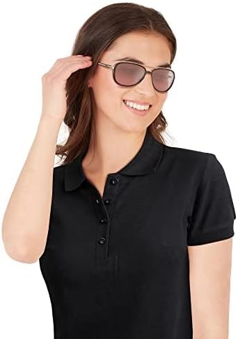 Womens Split Time Aviator Sunglasses