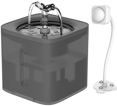 70oz/2L Automatic Cats Water Fountain Drinking Auto Feeder Water Source Dispenser for cat Small Dogs Super Quiet Pet Supplies. (Color : Infrared Sensor B Size : EU) (Infrared Sensor a JP)