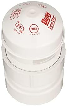Oatey Sure-Vent 1-1/2 in.–2 in. 160 Branch, 24 Stack DFU Air Admittance Valve with White PVC Sch. 40 Adapter
