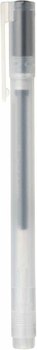 Muji Gel Ink Ballpoint Pen Cap Type 10-Pieces Set, 0.38 mm Nib Size, Black