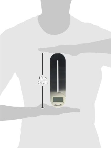 Escali F115 Compact Kitchen Scale, 11 lb/5 kg, Stainless Steel