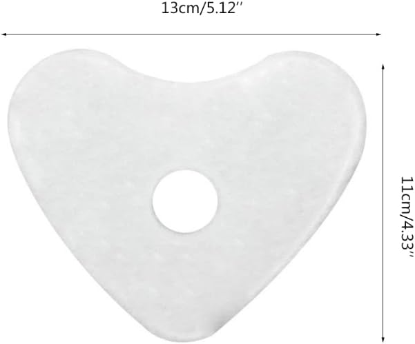 Heart Shape Pet Drinking Fountain 4 Pcs Dog Drinking Keep Water for Filt Pet Water Fountain Filter Replacement