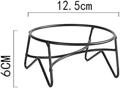 Pet Food Feeder Holder Water and Food Bowls Non Slip Feeding Station, Elevated Raised Bowls Stand Rack for Small Medium Large Dogs, Puppy, Cats (12.5cmx6cm Single)