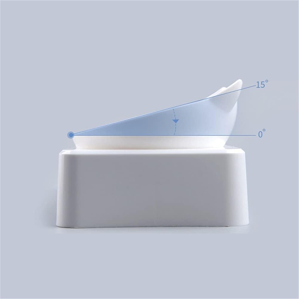 Cats Bowl Automatic Feeder Dog Food Bowl Puppy Water Dispenser Double Dog Bowl Raised Stand Dish Bowls for Cats Dogs (Size : Large) (Small)