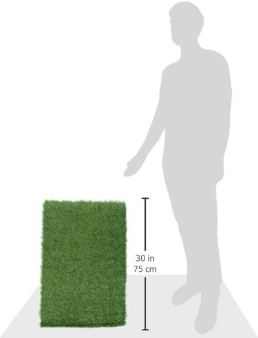 Prevue Pet Products Replacement Tinkle Turf Pee Patch for Item 501- Realistic Grass Potty Pad, Washable Artificial Grass Mat Replacement for Tray, for Indoor or Outdoor Use - Medium Dogs