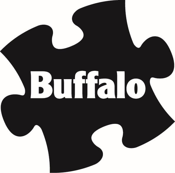 Buffalo - 1000 Piece Darrell Bush Christmas in The Country Jigsaw Puzzle - Winter, Holiday Scene with Deer and Christmas Tree - Challenging Puzzles for Adults and Families