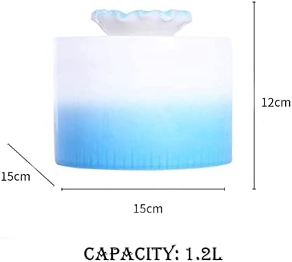 Pet Fountain Cat Water Fountain, Automatic Ceramic Drinking Fountain for Pets Cats Dogs Puppy, Pet Water Dispenser Drinker, 1.2L Water Capacity Pet Water Dispenser