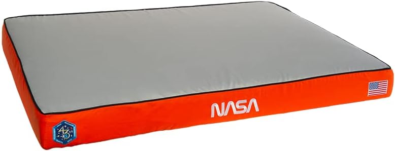 NASA Limited Edition Dog Bed by Wag | Extra Large, Astro Orange