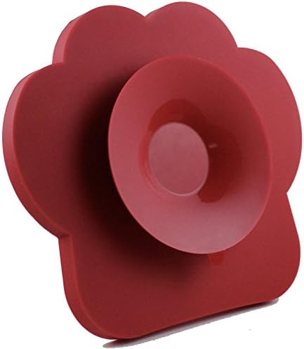 New for Dogs - The Original Dog Bath Toy - Makes Bath Time Easy, Just Spread Peanut Butter and Stick (Red)