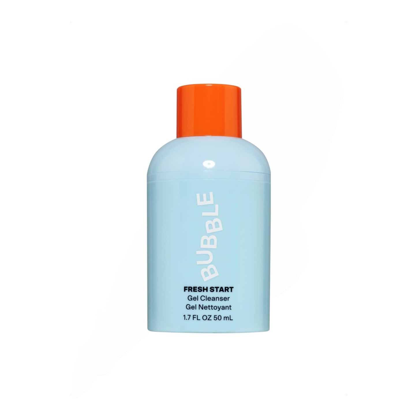 Bubble Skincare Fresh Start Gel Cleanser - Gentle Exfoliating Face Wash for Oily Skin - Gel Cleanser with Aloe Vera Juice + Caffeine to Protect and Soothe Complexion - Summer Skincare Essential (50ml)