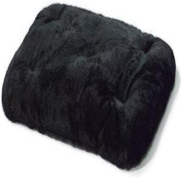 MidWest Homes for Pets MidWest Quiet Time Deluxe Plush Pet Bed, Black, 23"x18"