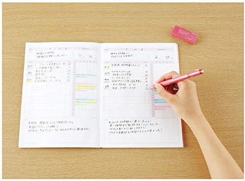 KOKUYO Campus Study Planner Notebook, Daily Ruled, A5, Gray, for 63 Days, Japan Import (NO-Y82MD-M)