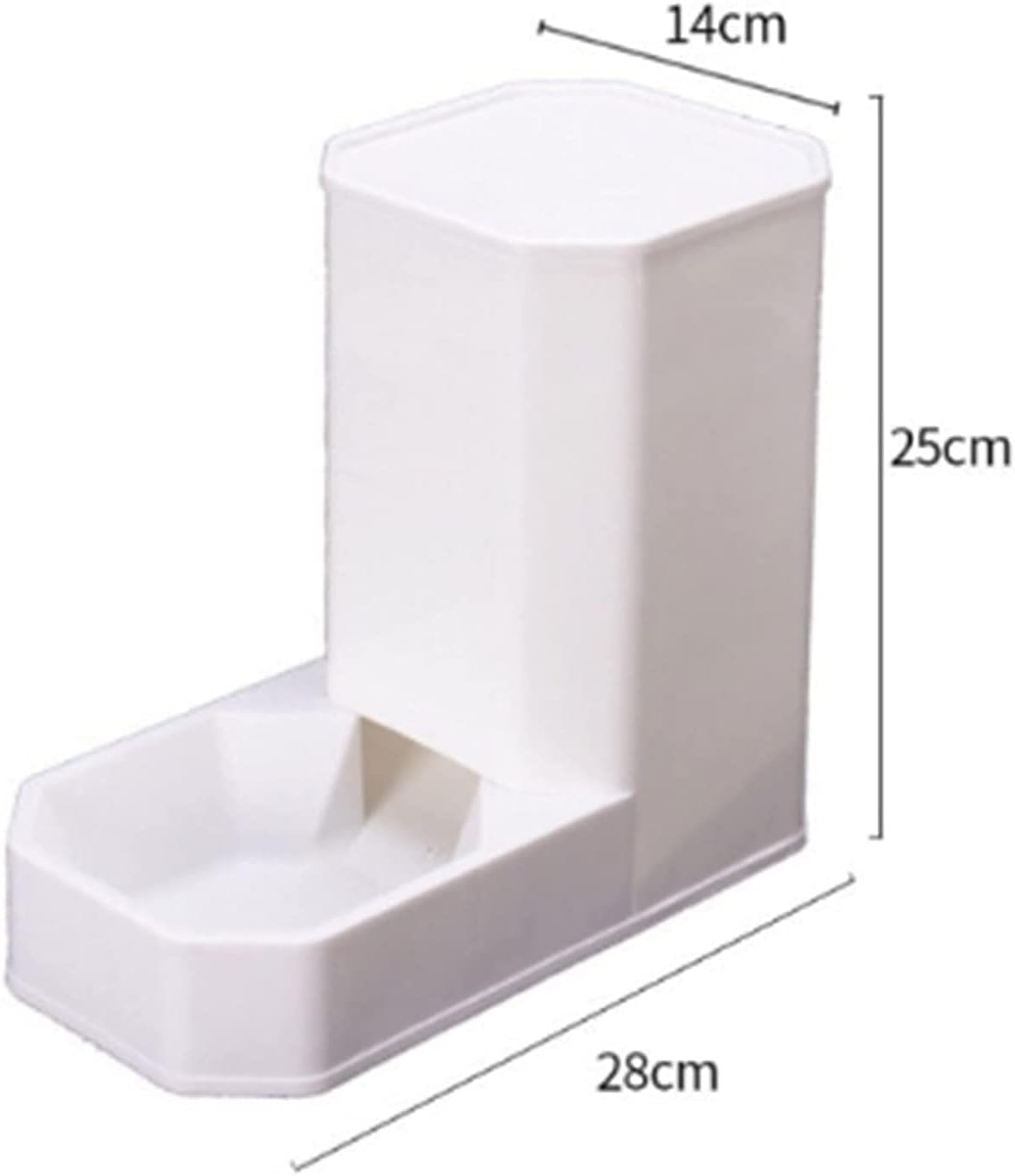 Fountain Automatic Feeder Set for Pet Dog Cat Water Dispenser Fountain Plastic Safety 3.6L Dog Cat Feeding Bowl Gravity Pet Food Feeder and Water Dispensers Pet Water Dispenser